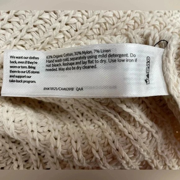 💥HOST PICK💥 Eileen Fisher V Neck Organic Cotton Sweater Size Small - Picture 9 of 10